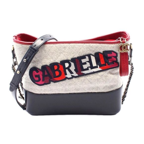 Chanel Gabrielle Large Hobo Bag Wool Leather - Picture 1 of 6